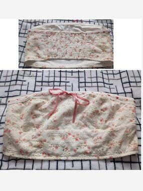 Altar'd State Size Medium Floral Stretch Bandeau Top NWOT